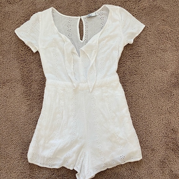 Hollister Pants - White romper